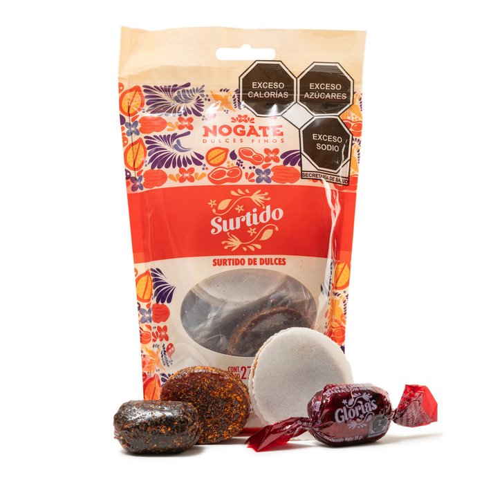Surtido - bolsa pouch con 12 piezas por un total de 275 g.