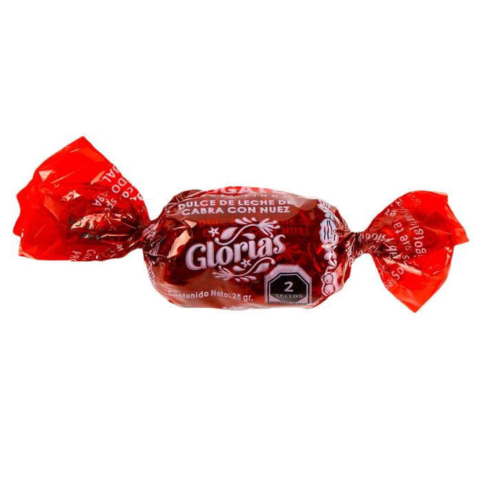 Glorias de Dulce de Leche con Nuez - Bolsa Pouch 10 pz