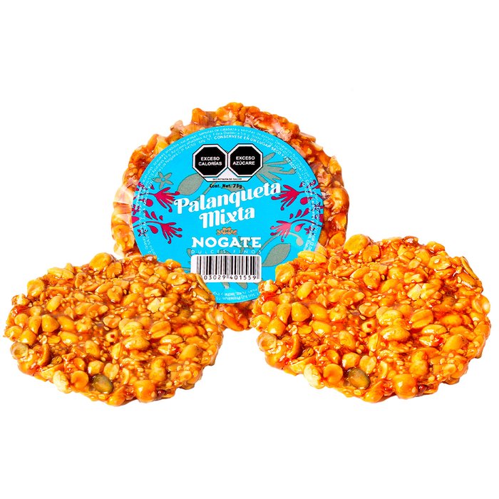Palanqueta Mixta - Caja con 30 piezas de 75 g.