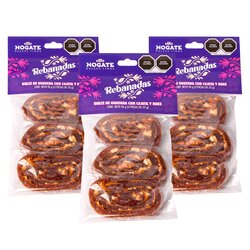 Rebanadas de Guayaba con Cajeta y Nuez - Caja con 12 paq