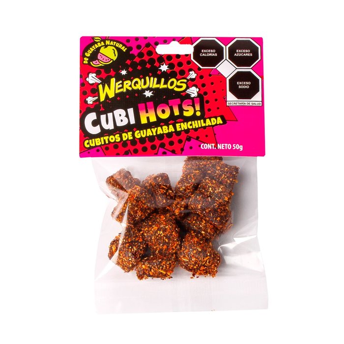 Cubi-hots - Caja con 12 paquetes de 50g.