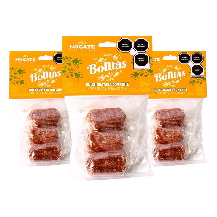 Bolitas de dulce de guayaba con chile - Caja con 30 paq