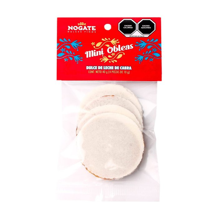 Mini Obleas - Caja con 12 paquetes de 40 g.