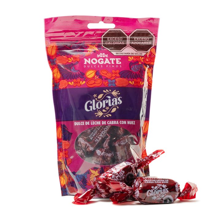 Glorias de Dulce de Leche con Nuez - Bolsa Pouch 10 pz